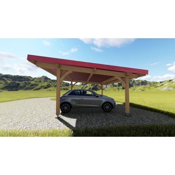 CARPORT - MODÈLE ACCES - 6 X 6M