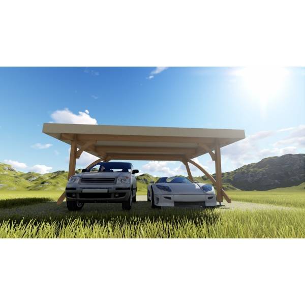 CARPORT - MODÈLE PRESTIGE - 6 X 6M