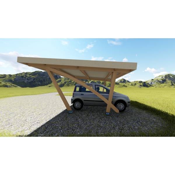 CARPORT - MODÈLE PRESTIGE - 6 X 6M