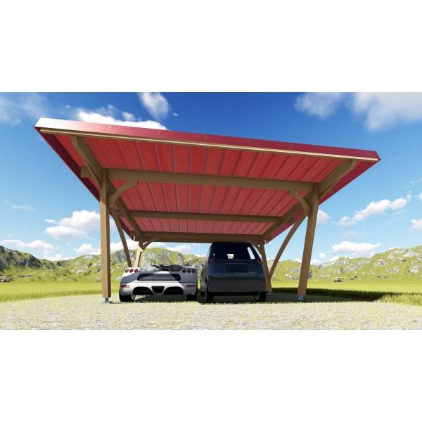 CARPORT - MODÈLE PRESTIGE - 6 X 6M