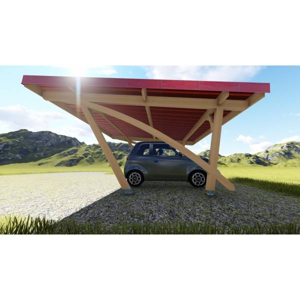 CARPORT - MODÈLE PRESTIGE - 6 X 6M