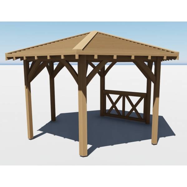 KIOSQUE - 6 PANS - 5 X 5 M